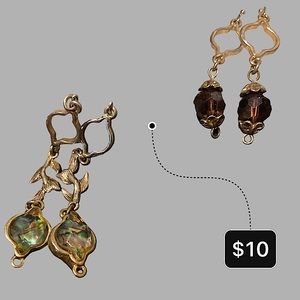 Handmade earrings by Erin